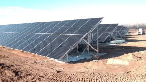 TEMPO - Isola Rizza (VR) - 1 MW - Impianto fotovoltaico a terra bipalo sistemi di fissaggio pannelli fotovoltaici