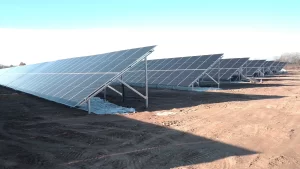 TEMPO - Isola Rizza (VR) - 1 MW - Impianto fotovoltaico a terra bipalo sistemi di fissaggio pannelli fotovoltaici