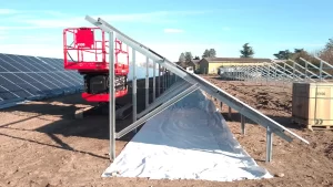 TEMPO - Isola Rizza (VR) - 1 MW - Impianto fotovoltaico a terra bipalo sistemi di fissaggio pannelli fotovoltaici