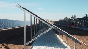 TEMPO - Isola Rizza (VR) - 1 MW - Impianto fotovoltaico a terra bipalo sistemi di fissaggio pannelli fotovoltaici