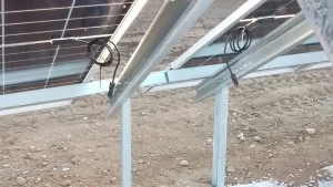 TEMPO - Isola Rizza (VR) - 1 MW - Impianto fotovoltaico a terra bipalo sistemi di fissaggio pannelli fotovoltaici