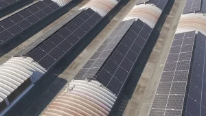 Impianto fotovoltaico sistemi di fissaggio pannelli fotovoltaici per Strutture su cupolino K410Z10 01