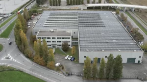 Impianto fotovoltaico - Shed - SATINAL Erba - Italia