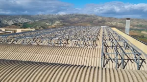 ITALWATT - Marianopoli (CL) - Trasversale speciale - 100 kW - Impianto fotovoltaico sistemi di fissaggio pannelli fotovoltaici per Strutture trasversale al cupolino