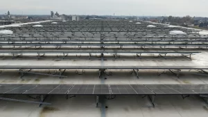 Sistemi di fissaggio per pannelli fotovoltaici su tetto piano - Ambrovit Garlasco - Italia
