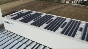 Sistemi di fissaggio per pannelli fotovoltaici su tetto piano - Ambrovit Garlasco - Italia