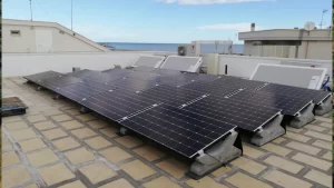 Zavorra regolabile - Sistemi di fissaggio per pannelli fotovoltaici su tetto piano