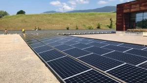 Zavorra regolabile - Sistemi di fissaggio per pannelli fotovoltaici su tetto piano