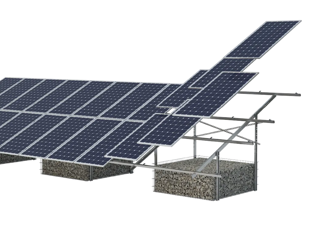 impianti a terra gabbia regolabile supporti per impianti fotovoltaici a terra strutture e sistemi di fissaggio pannelli solari 01