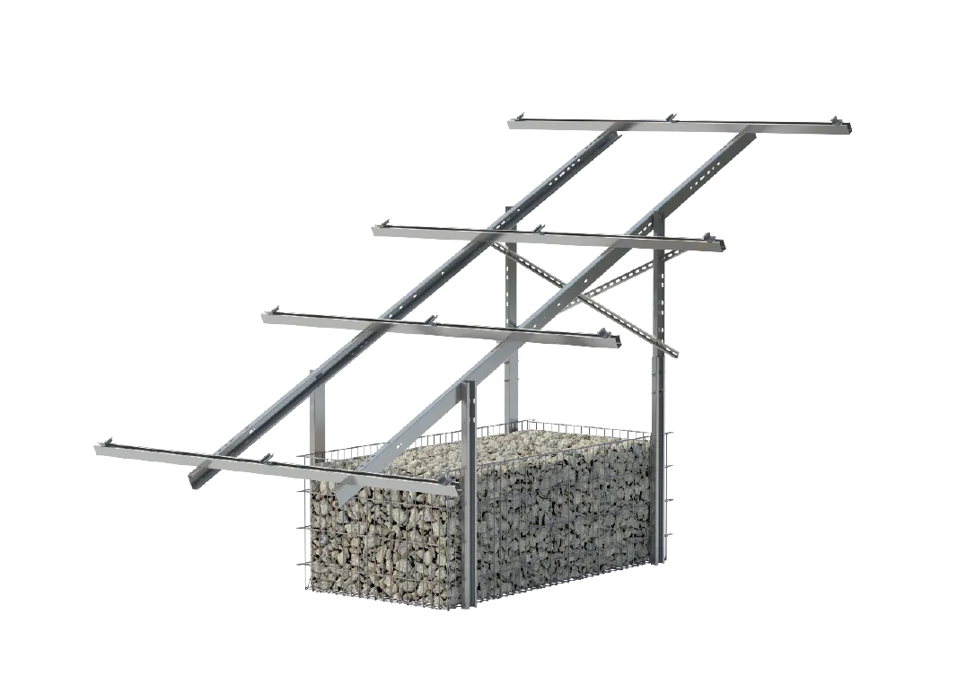 impianti a terra gabbia regolabile supporti per impianti fotovoltaici a terra strutture e sistemi di fissaggio pannelli solari 02