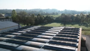Giorik SpA di Sedico (Belluno) - Impianto fotovoltaico su tetto a cupolino e lamiera grecata