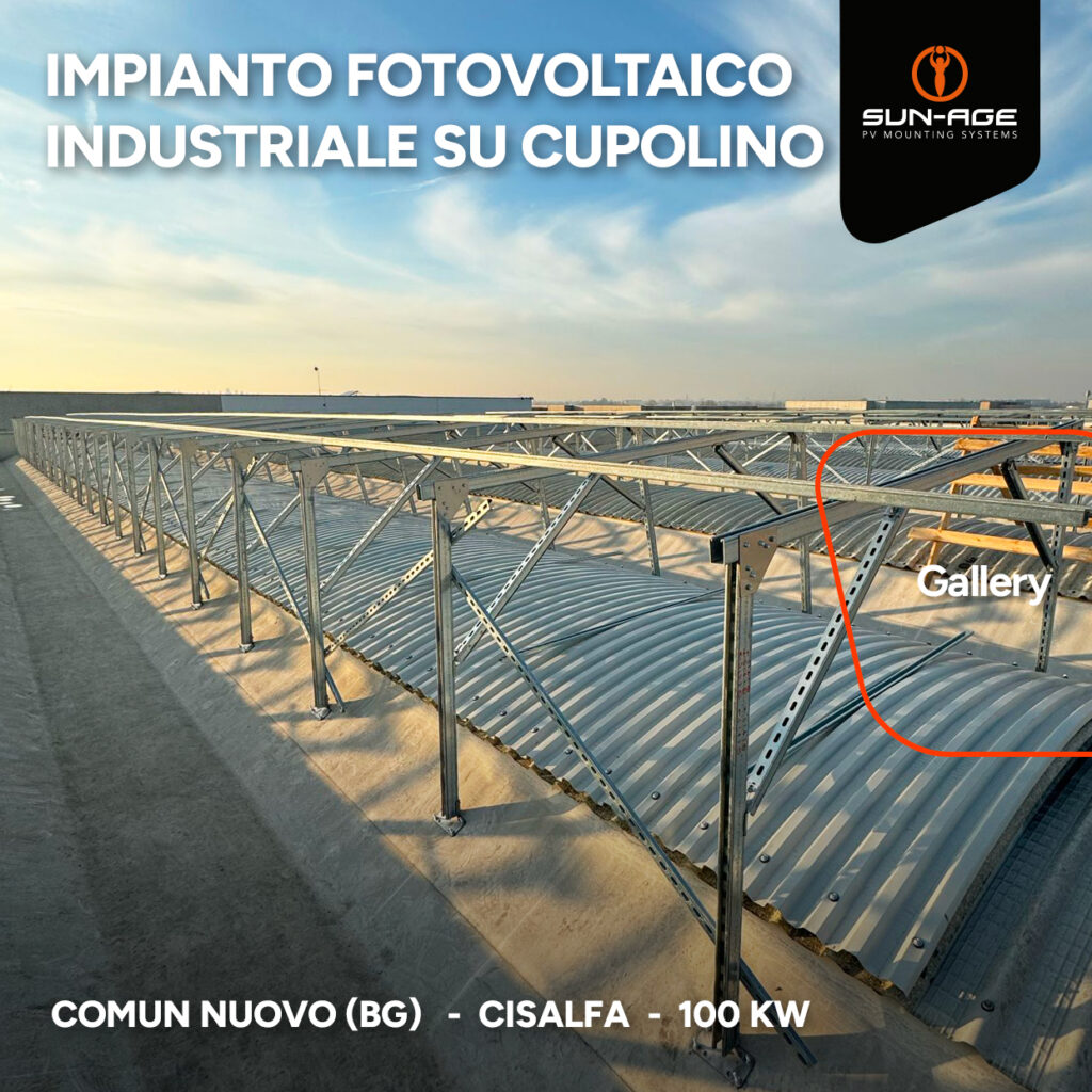 impianto fotovoltaico industriale su CUPOLINO 01