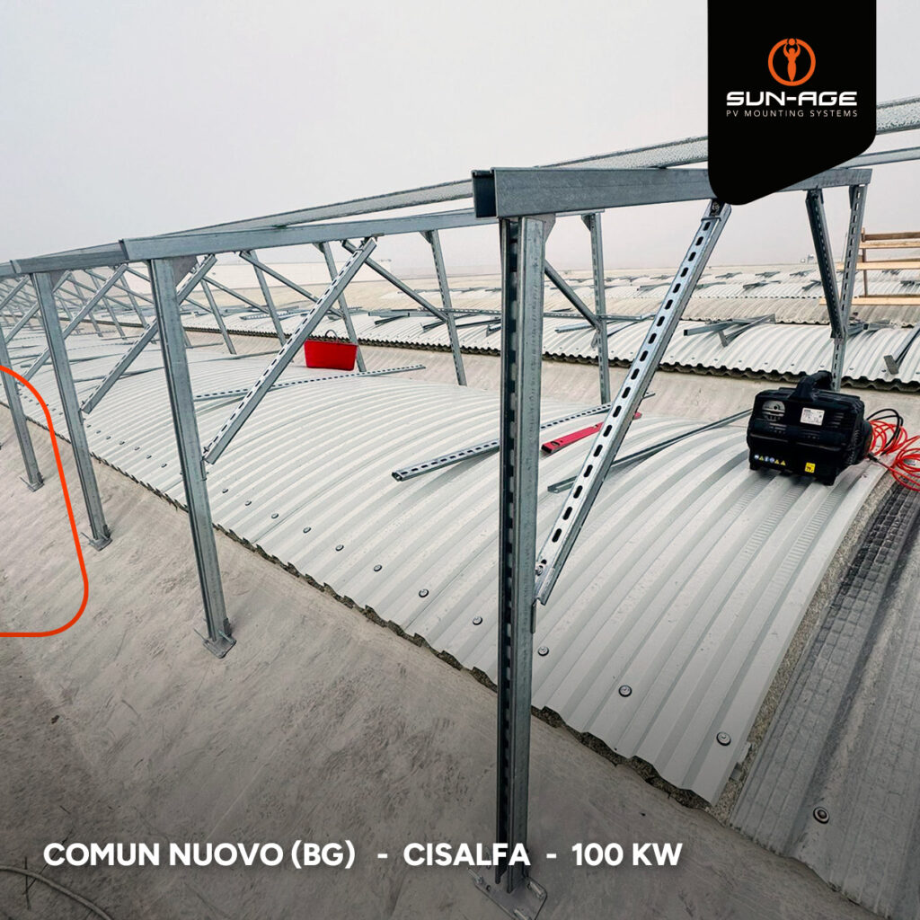 impianto fotovoltaico industriale su CUPOLINO 02