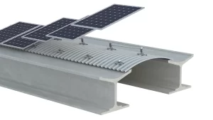 kit fissaggio regolabile installazione moduli fotovoltaici su cupolino K410Z10 04