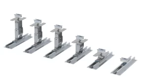 kit fissaggio regolabile installazione moduli fotovoltaici su cupolino K410Z10 07