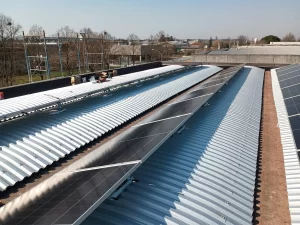 kit fissaggio regolabile installazione moduli fotovoltaici su cupolino K410Z10 11