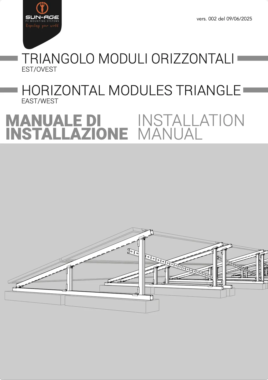 Manuale Installazione Triangolo Orizzontale con Controvento V02 IT 090625