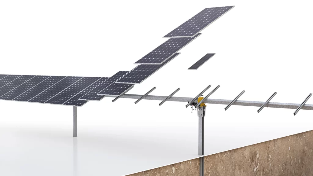 Tracker agrivoltaico impianti fotovoltaici sun age 2webp