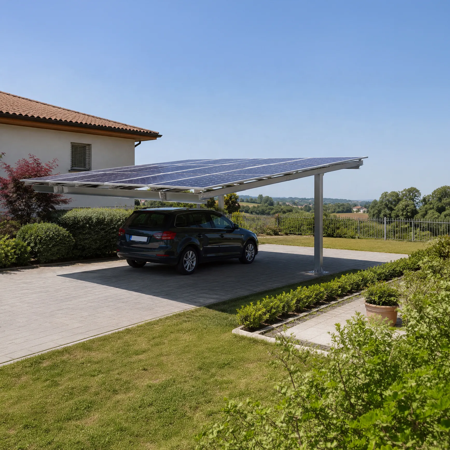 Carport fotovoltaico: perché trasformare un parcheggio in una fonte di energia