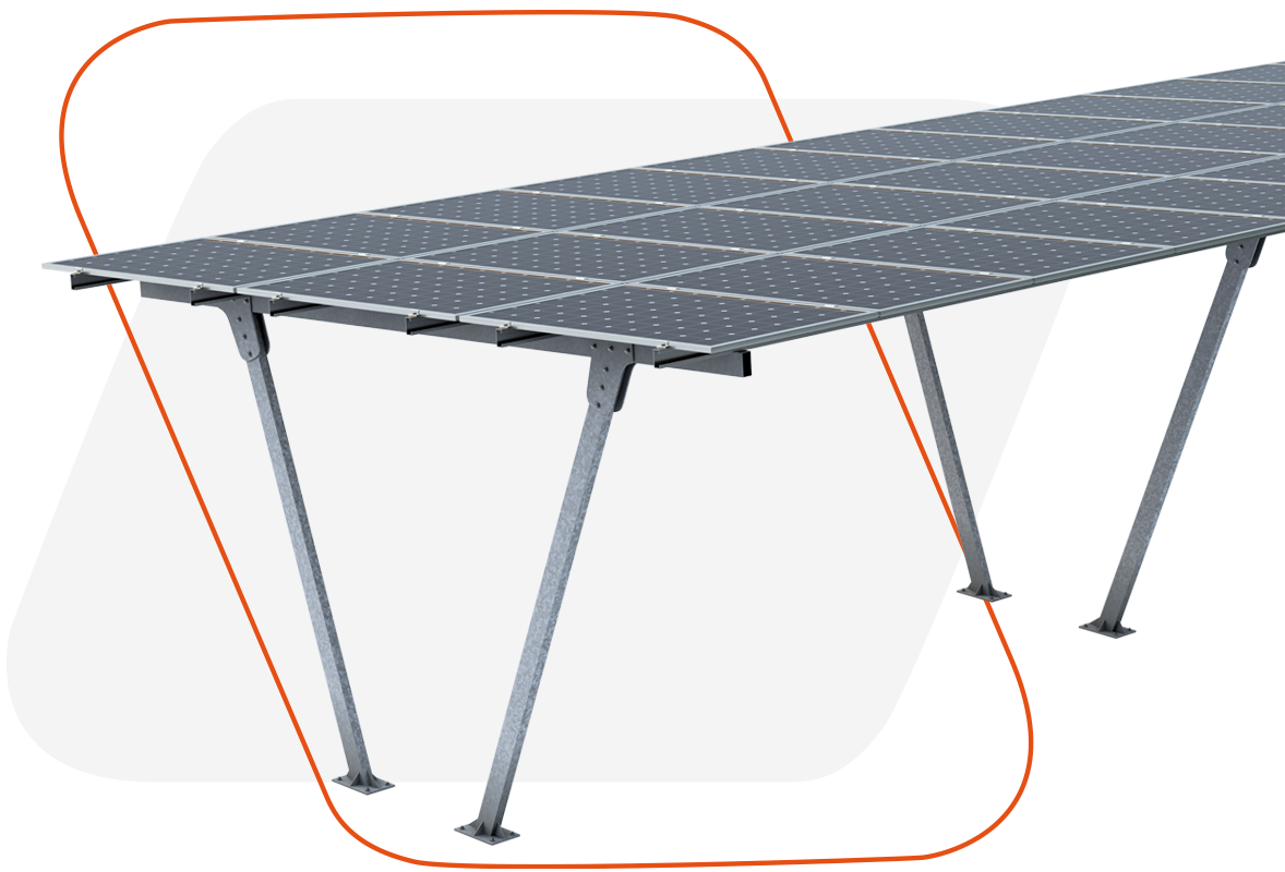 Carport fotovoltaico pensilina parcheggio auto con tettoia di pannelli solari 2